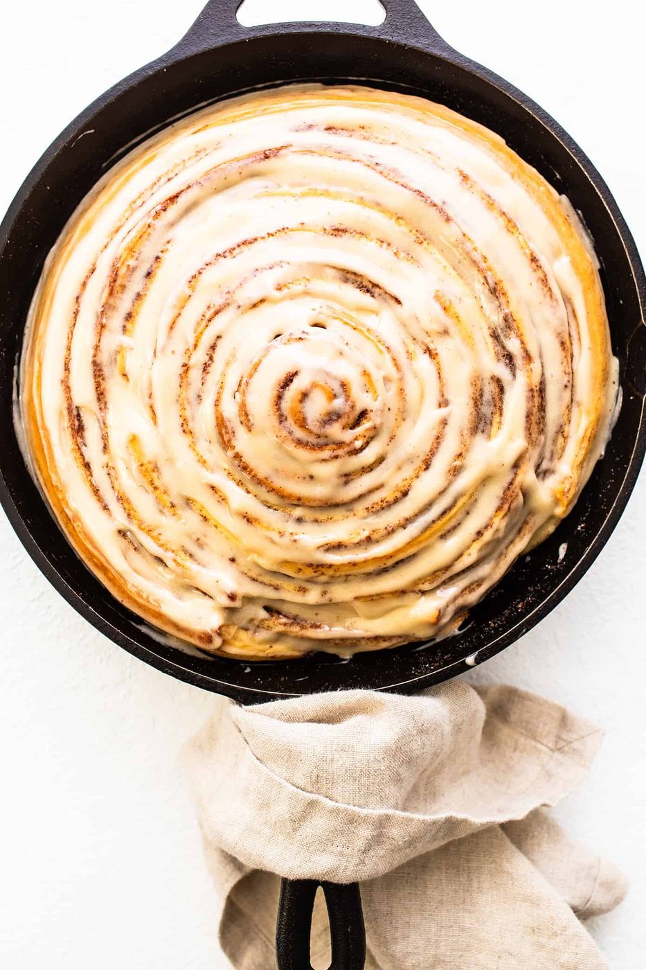 Homemade Giant Cinnamon Roll