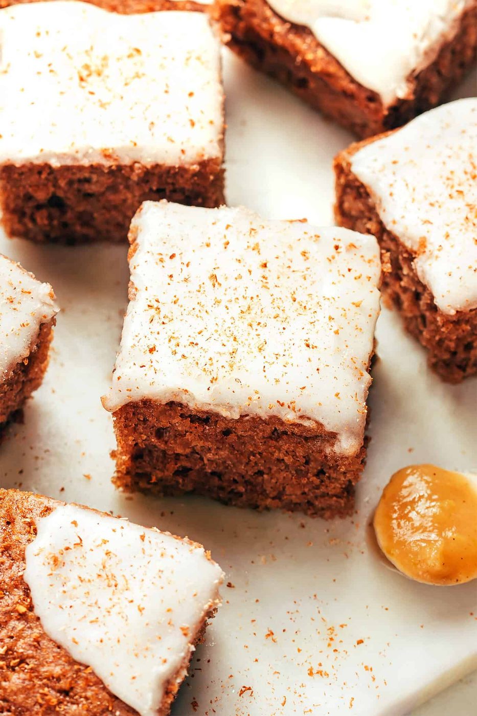 Homemade Glazed Applesauce Cake