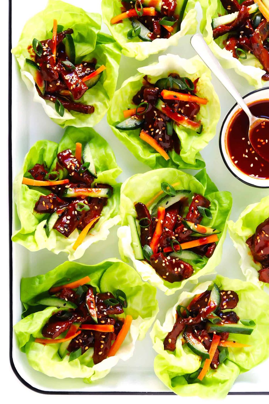 Quick Gochujang Lettuce Wraps at home