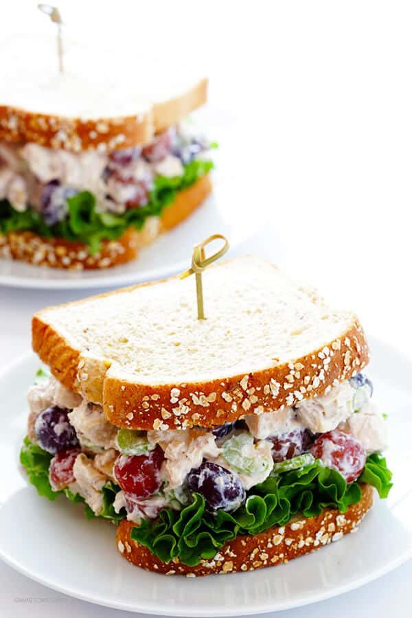 Lightened-Up Chicken Salad at home