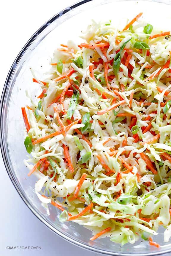 Homemade Greek Yogurt Coleslaw