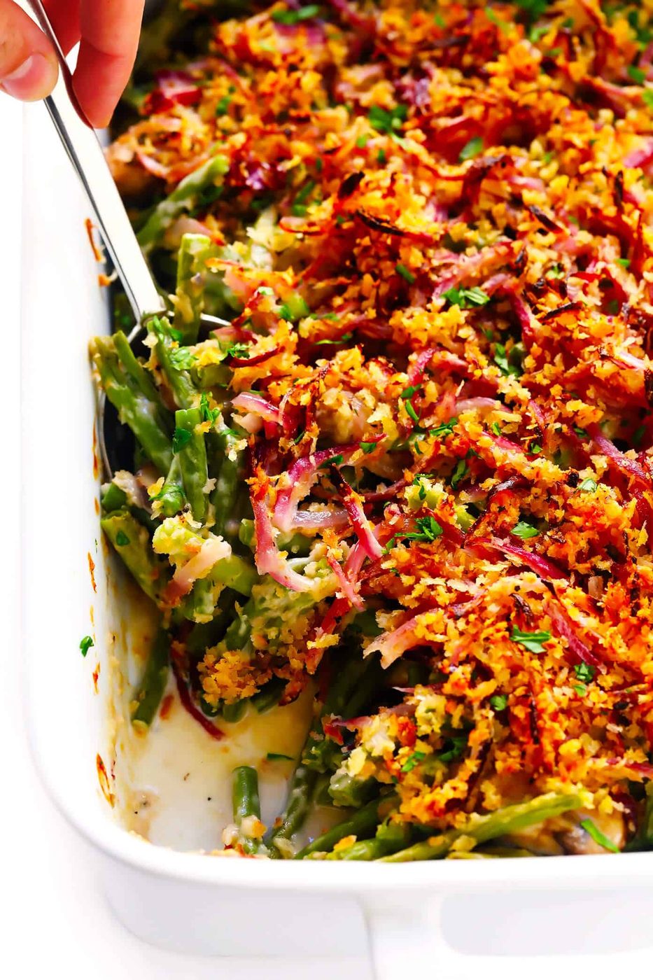 Green Bean Casserole at home