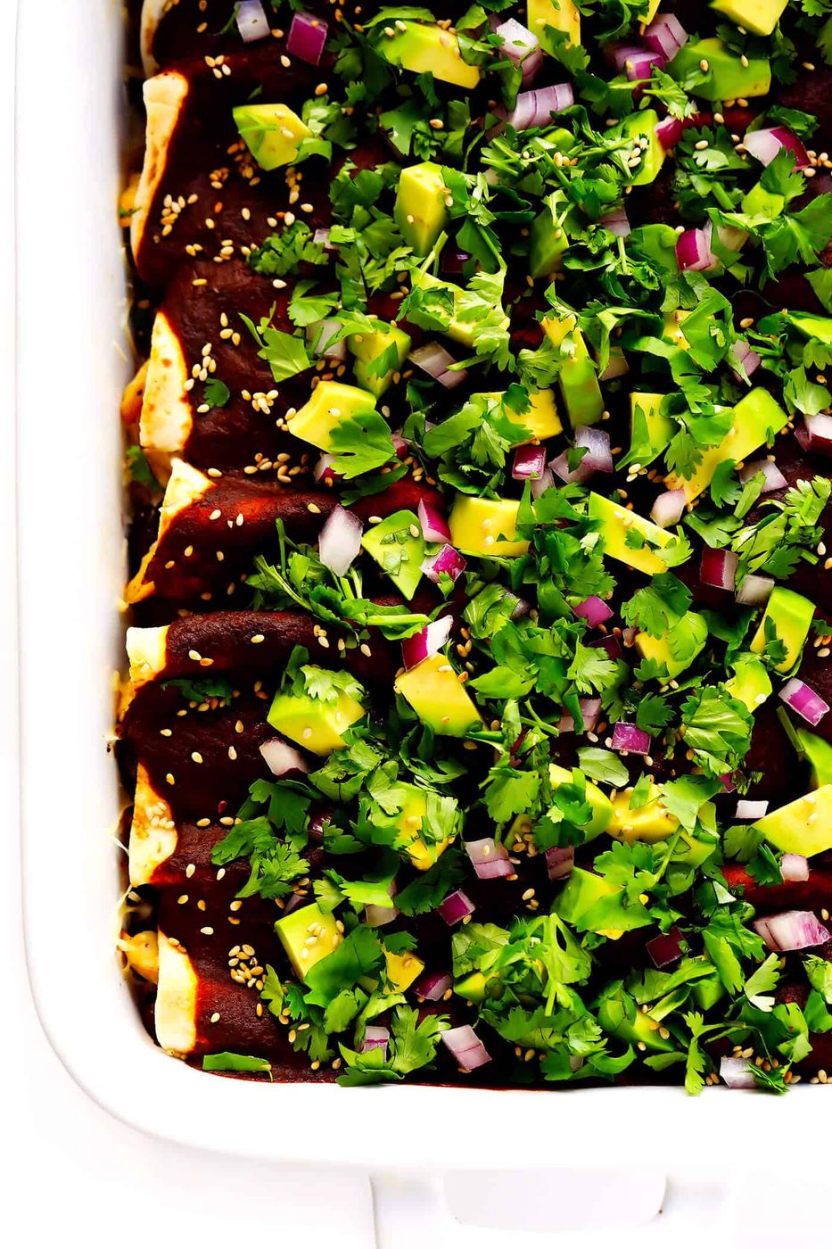 Mole Enchiladas
