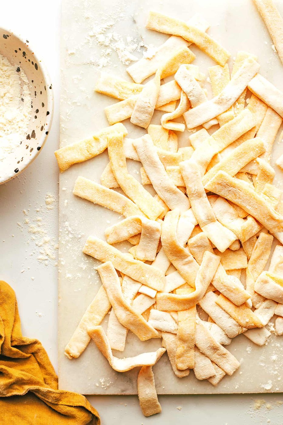 Homemade Homestyle Egg Noodles