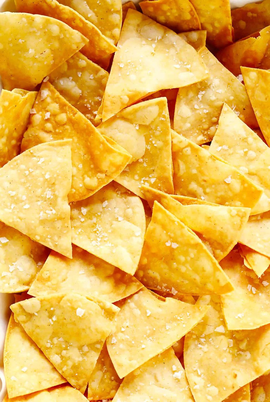 Homemade Tortilla Chips at home