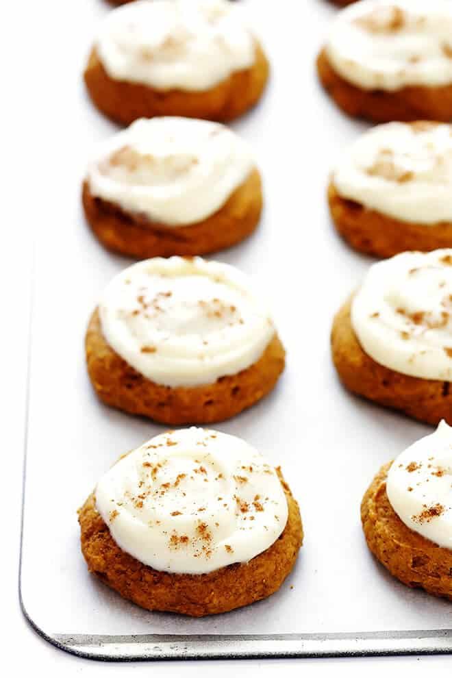 Pumpkin Cookies with Cream Cheese Frosting at home