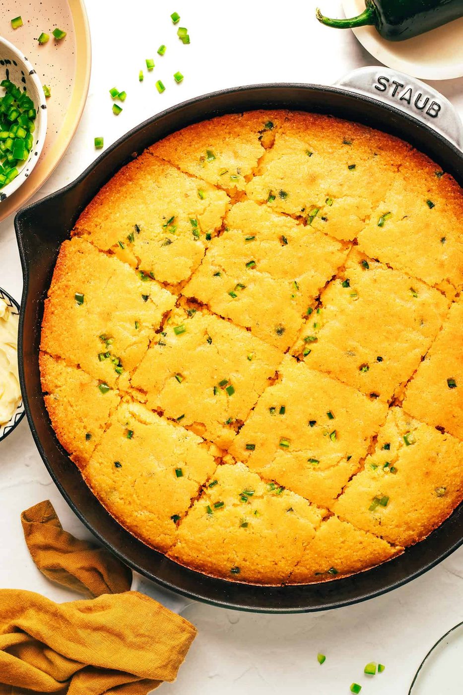 Homemade Jalapeño Cheddar Cornbread