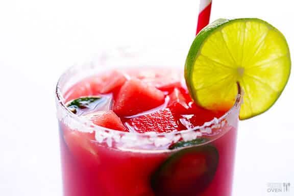 Homemade Jalapeño Watermelon Margaritas