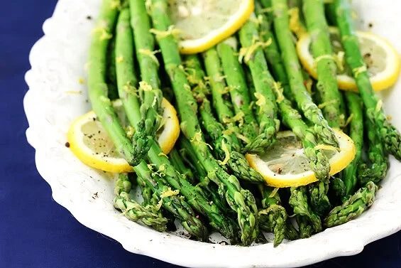 Lemon Pepper Asparagus at home