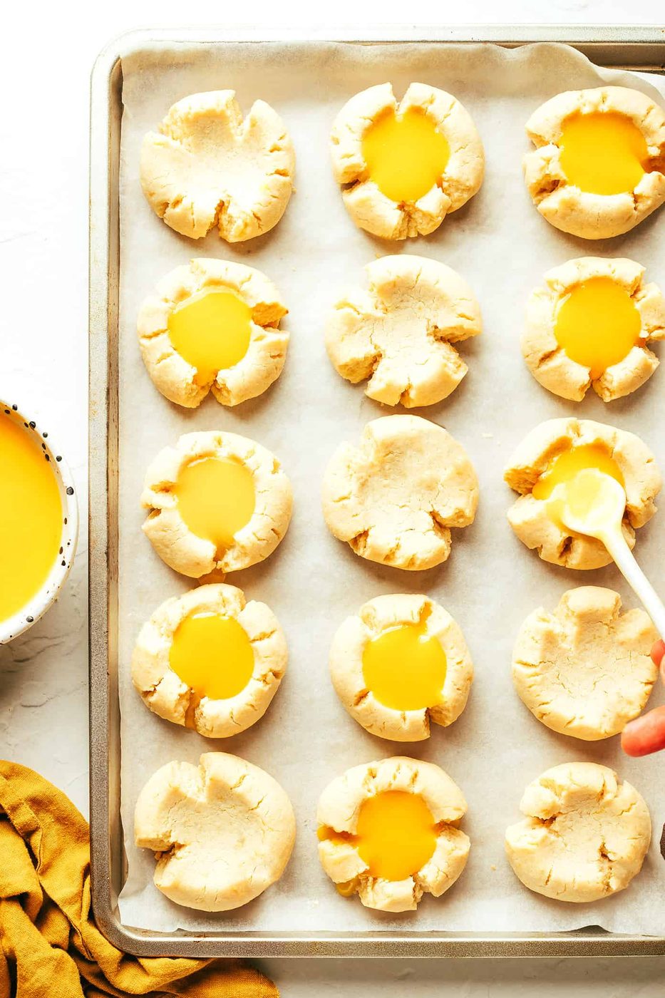 Homemade Lemon Thumbprint Cookies