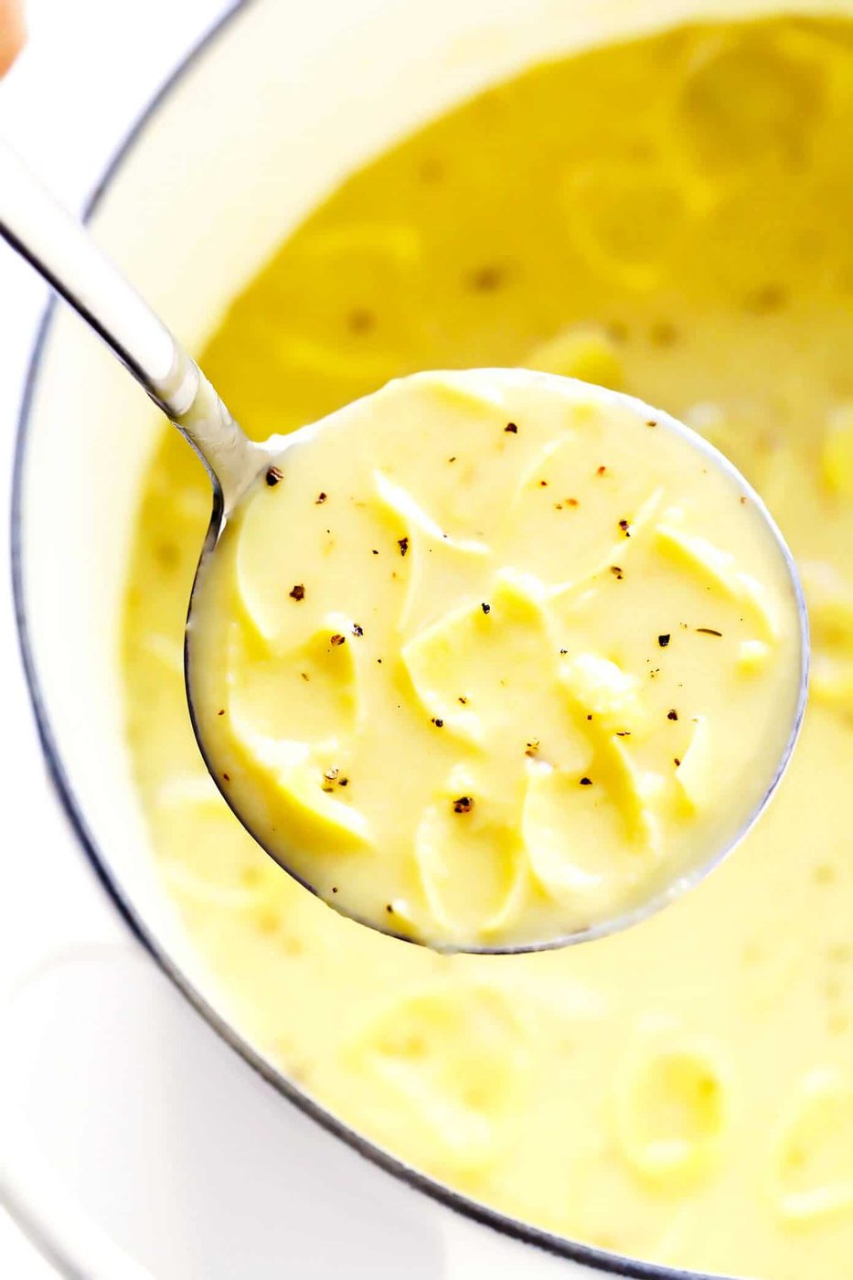 Homemade Lemony Artichoke Soup