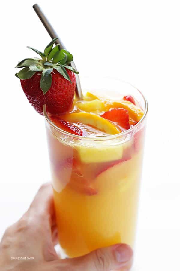 Mimosa Sangria at home