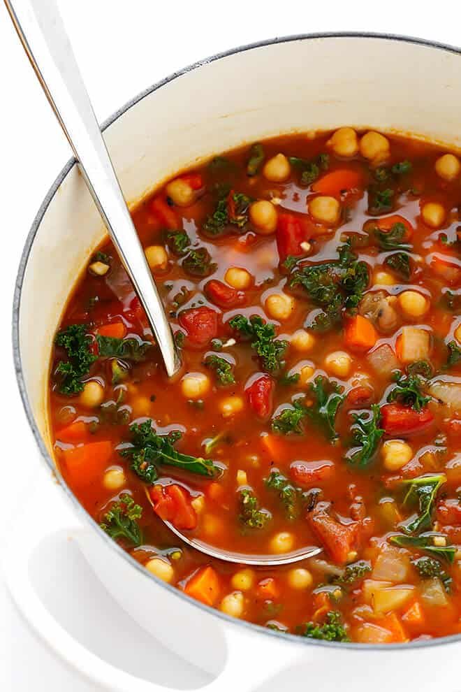 20-Minute Moroccan Chickpea Soup at home
