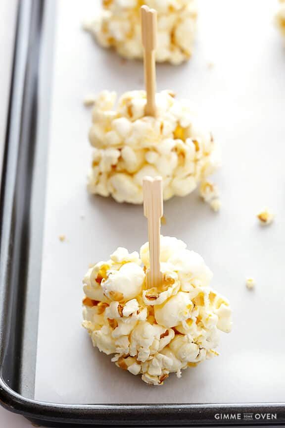 Naturally-Sweetened Honey Popcorn Balls at home