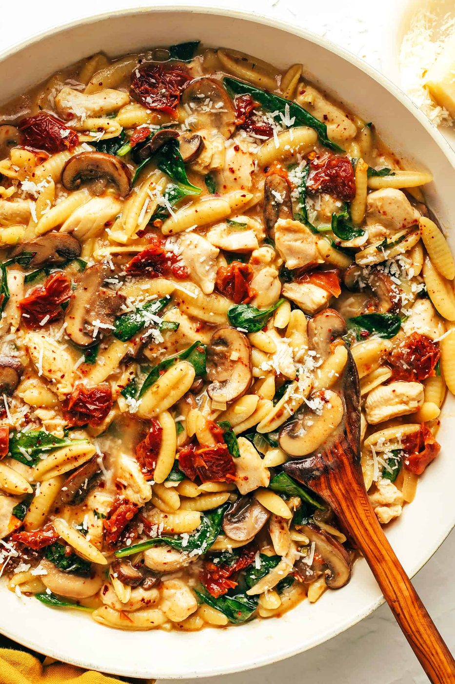 One Pot Creamy Sun-Dried Tomato Pasta at home