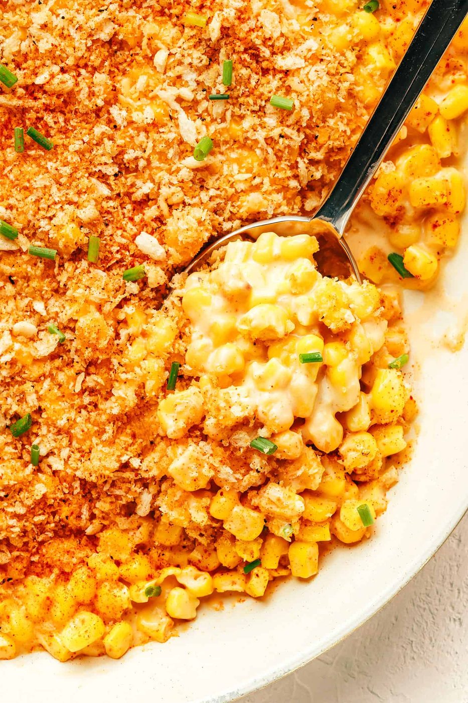 Homemade Parmesan Creamed Corn