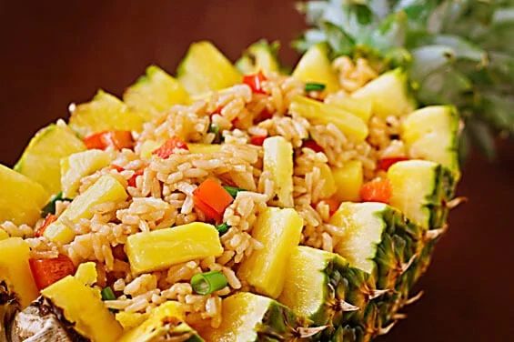 Pineapple Fried Rice at home