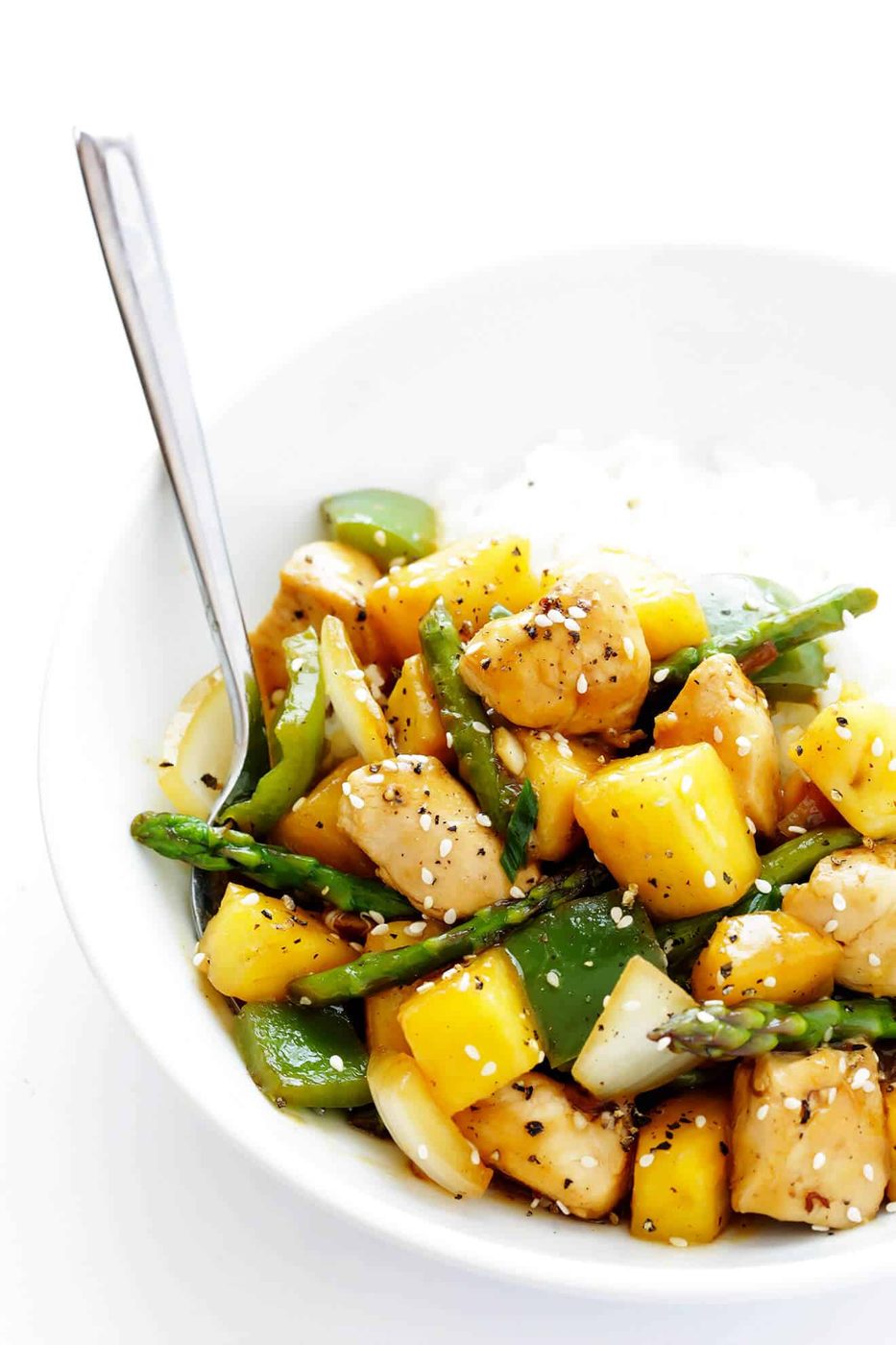 Pineapple Ginger Chicken Stir-Fry at home