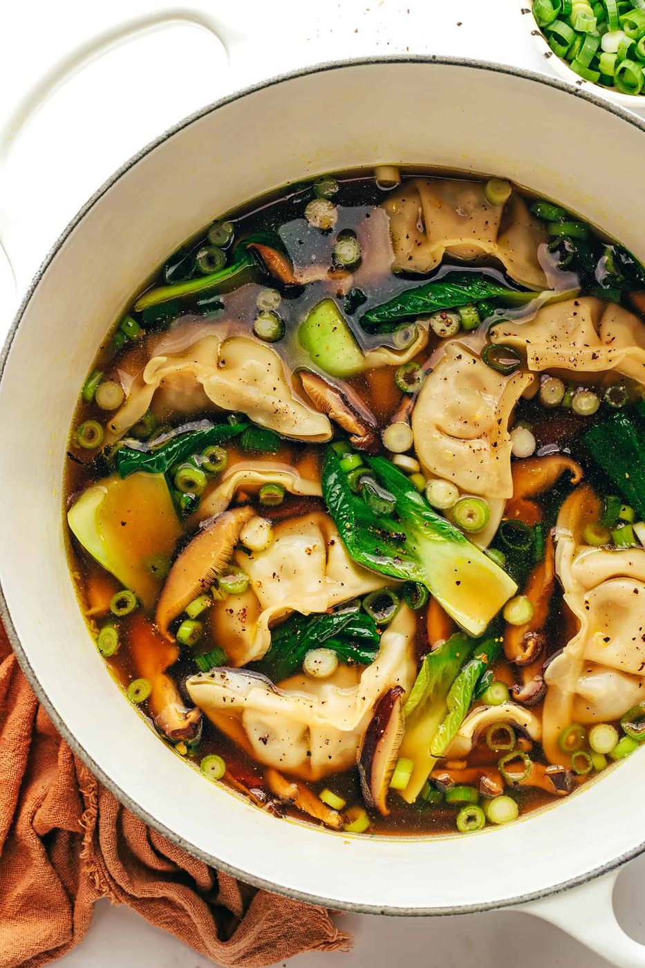 Potsticker Soup at home