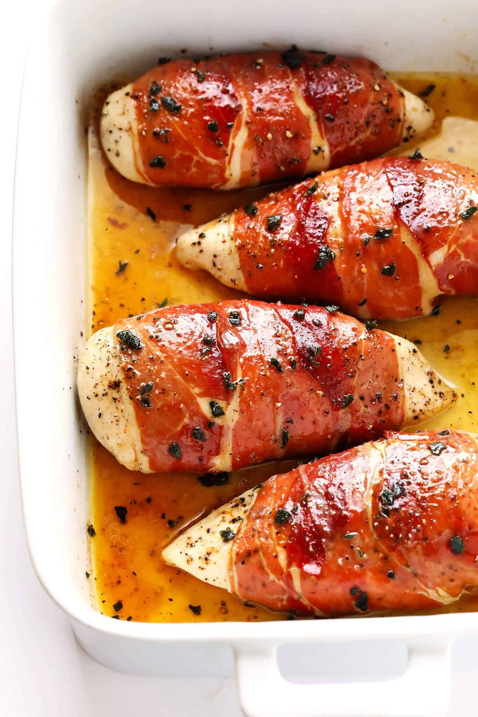 Prosciutto-Wrapped Baked Chicken at home