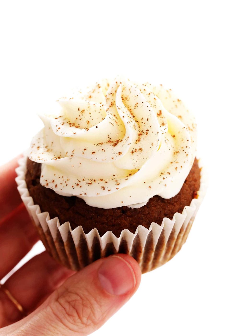 Pumpkin Cupcakes With Cream Cheese Frosting