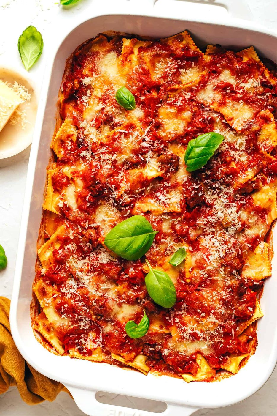 Ravioli Lasagna at home