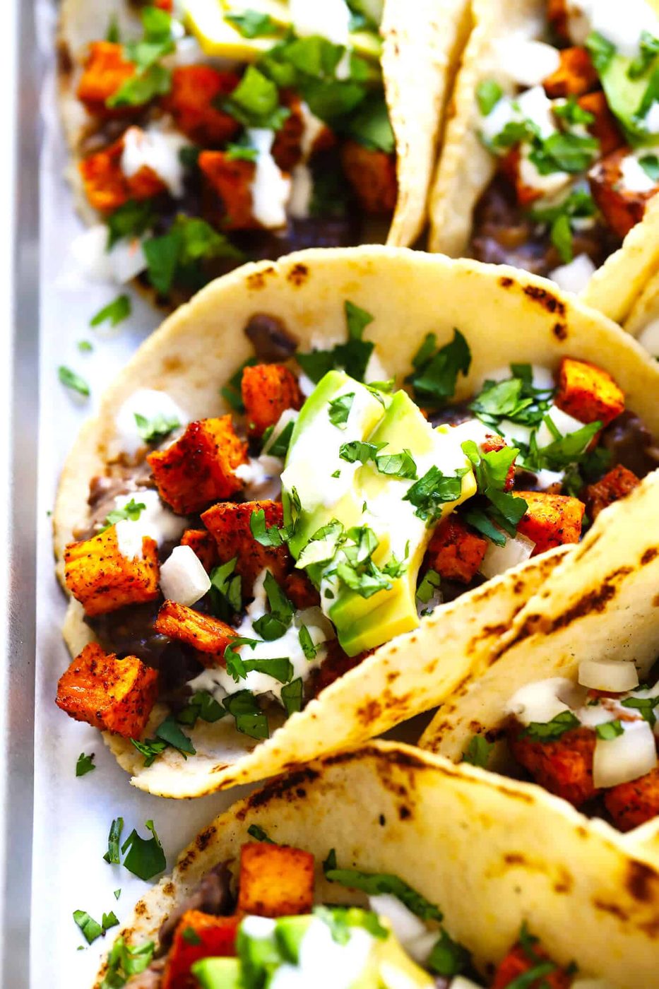Homemade Roasted Sweet Potato Tacos