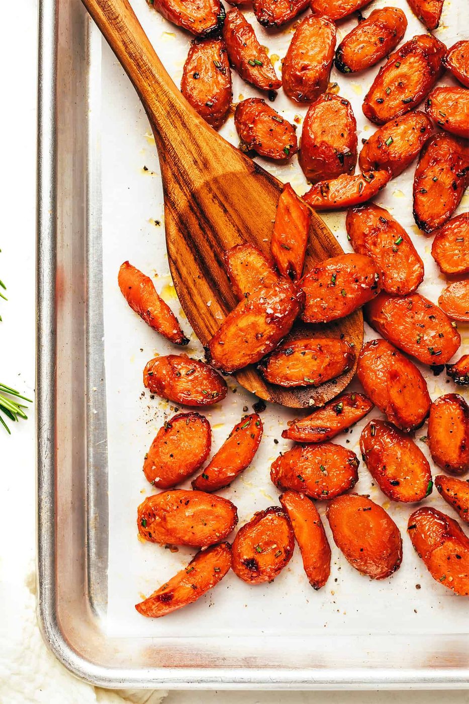 Rosemary Honey Butter Roasted Carrots at home