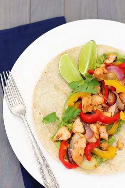 Salmon Fajitas