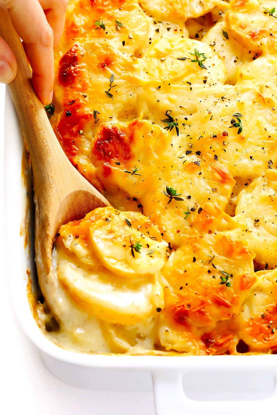Scalloped Potatoes at home