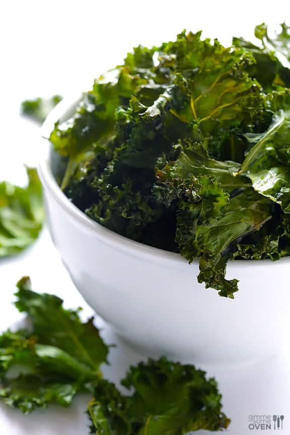 Sea Salt and Vinegar Kale Chips at home