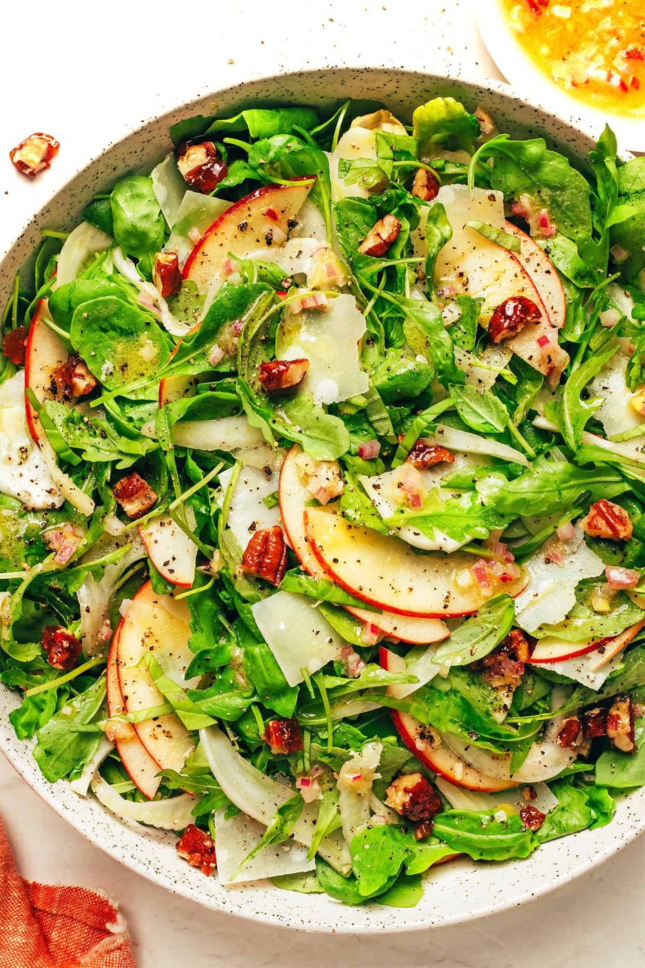 Shaved Apple, Fennel and Arugula Salad at home