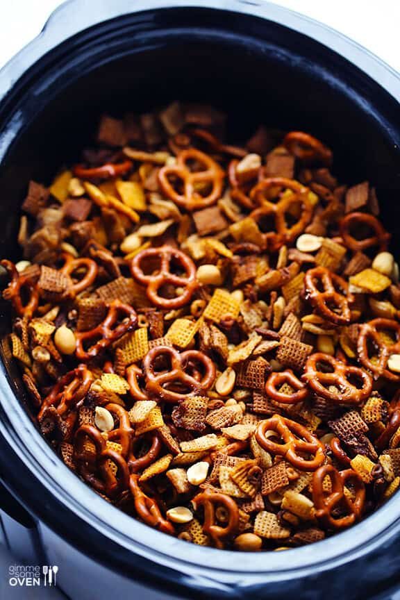 Slow Cooker Chex Mix at home