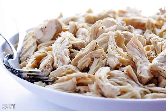 Slow Cooker Shredded Chicken at home