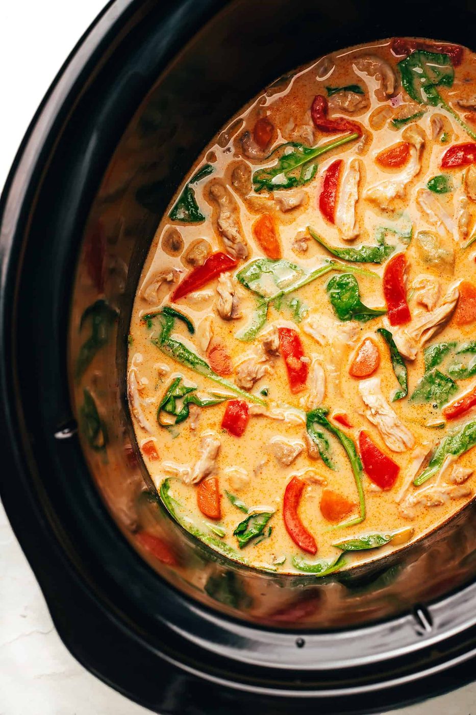 Slow Cooker Chicken Satay at home