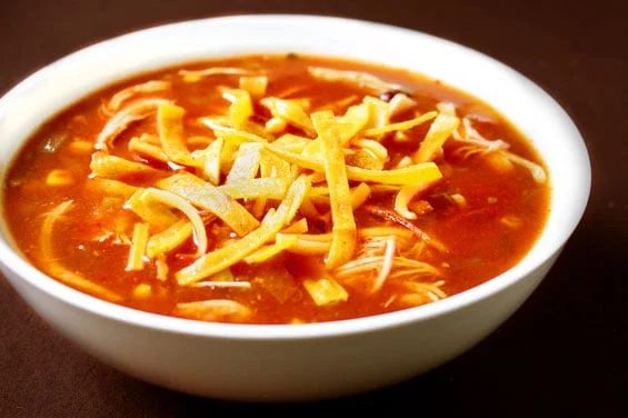 Slow-Cooker Chicken Tortilla Soup at home