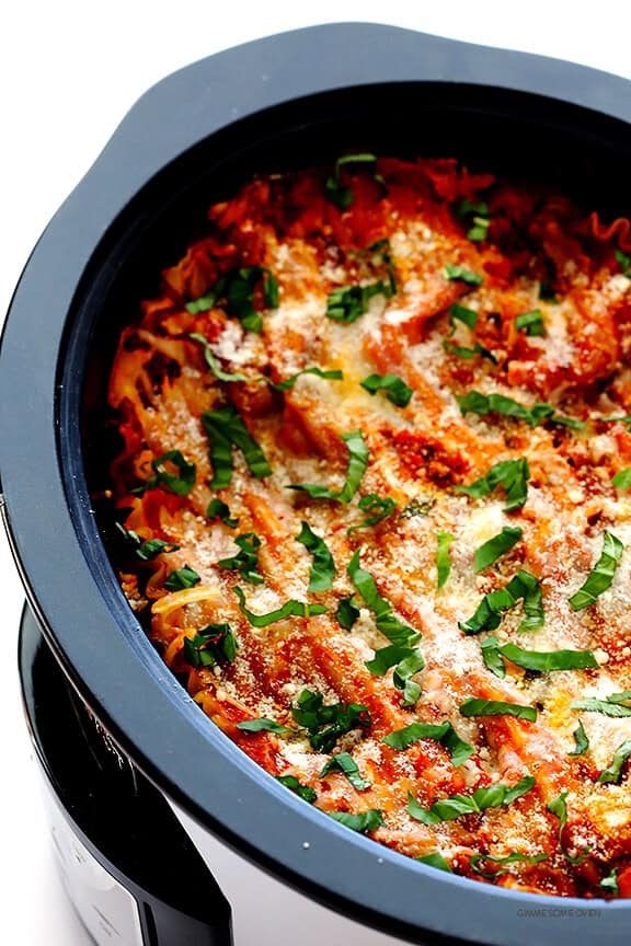 Slow Cooker Lasagna at home