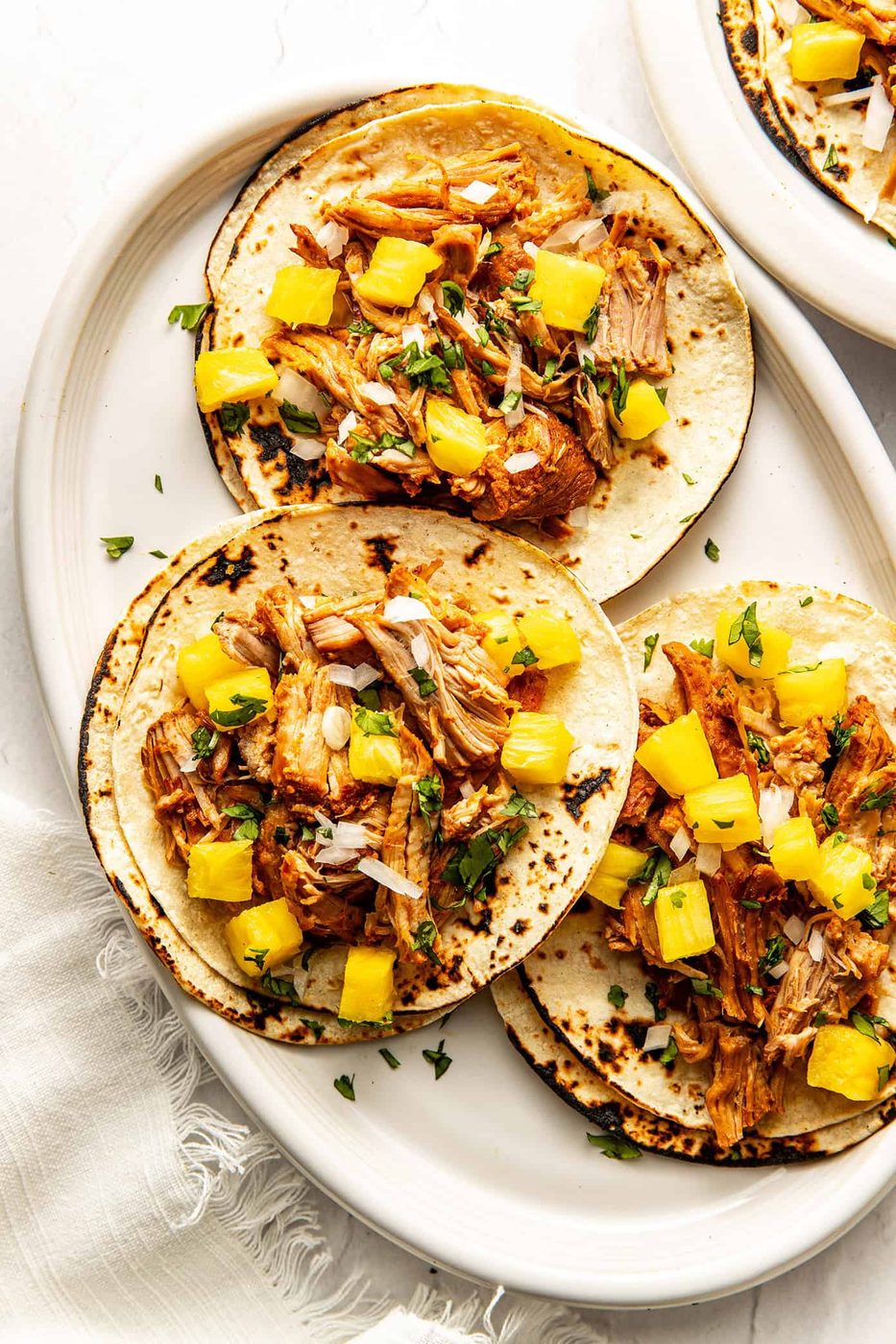 Homemade Slow Cooker Tacos Al Pastor