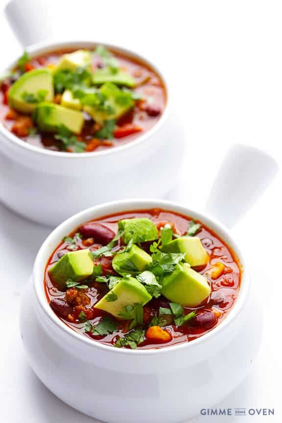 Slow Cooker Turkey Taco Chili at home