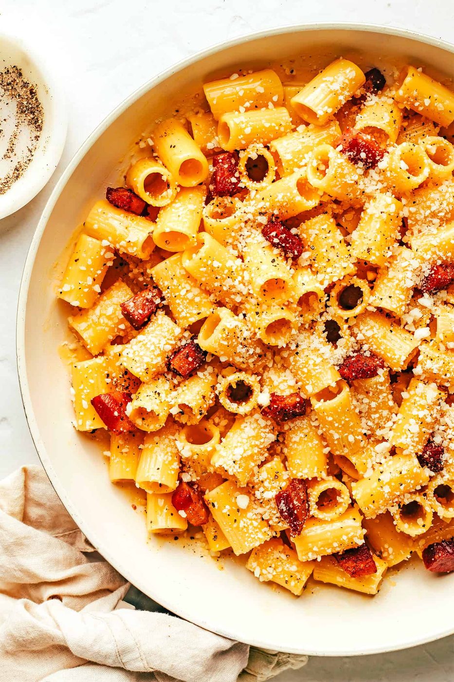 Pasta alla Carbonara at home