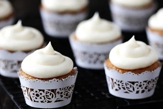 Spiced Butternut Squash Cupcakes w/ Maple Cream Cheese Frosting at home