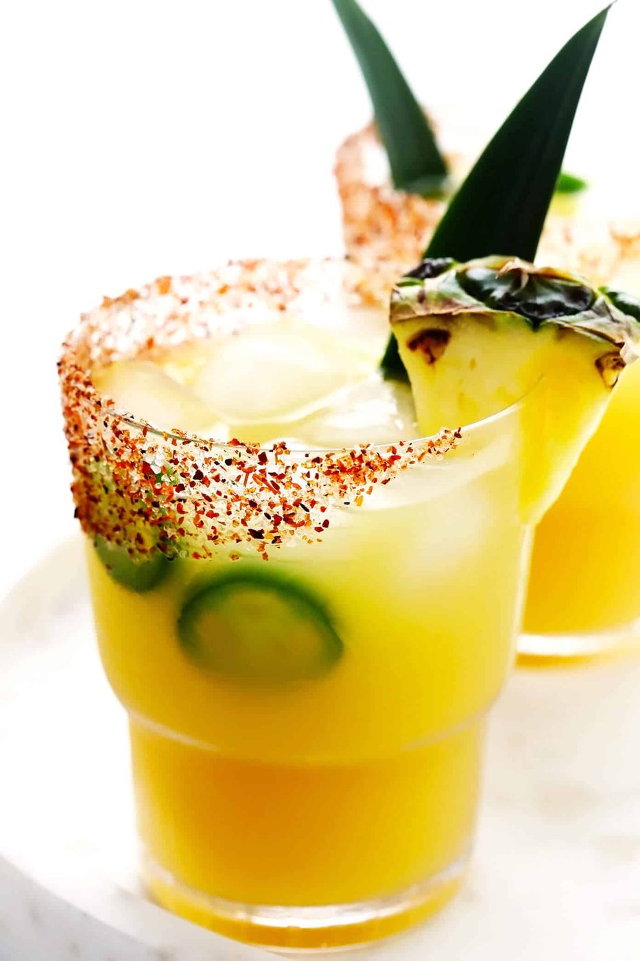 Spicy Pineapple Margaritas