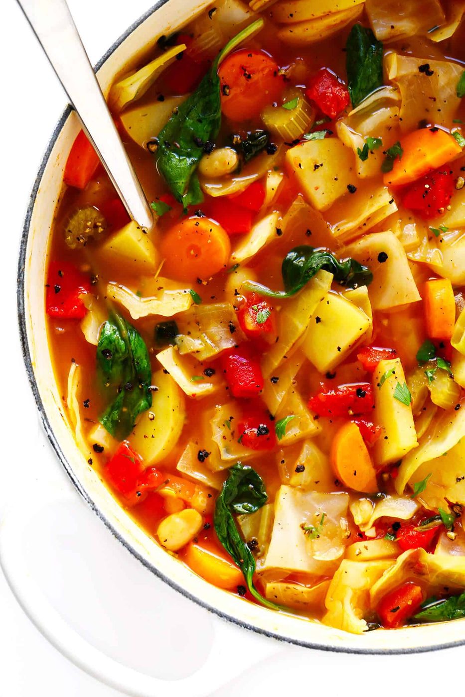 Spicy Vegetarian Cabbage Soup