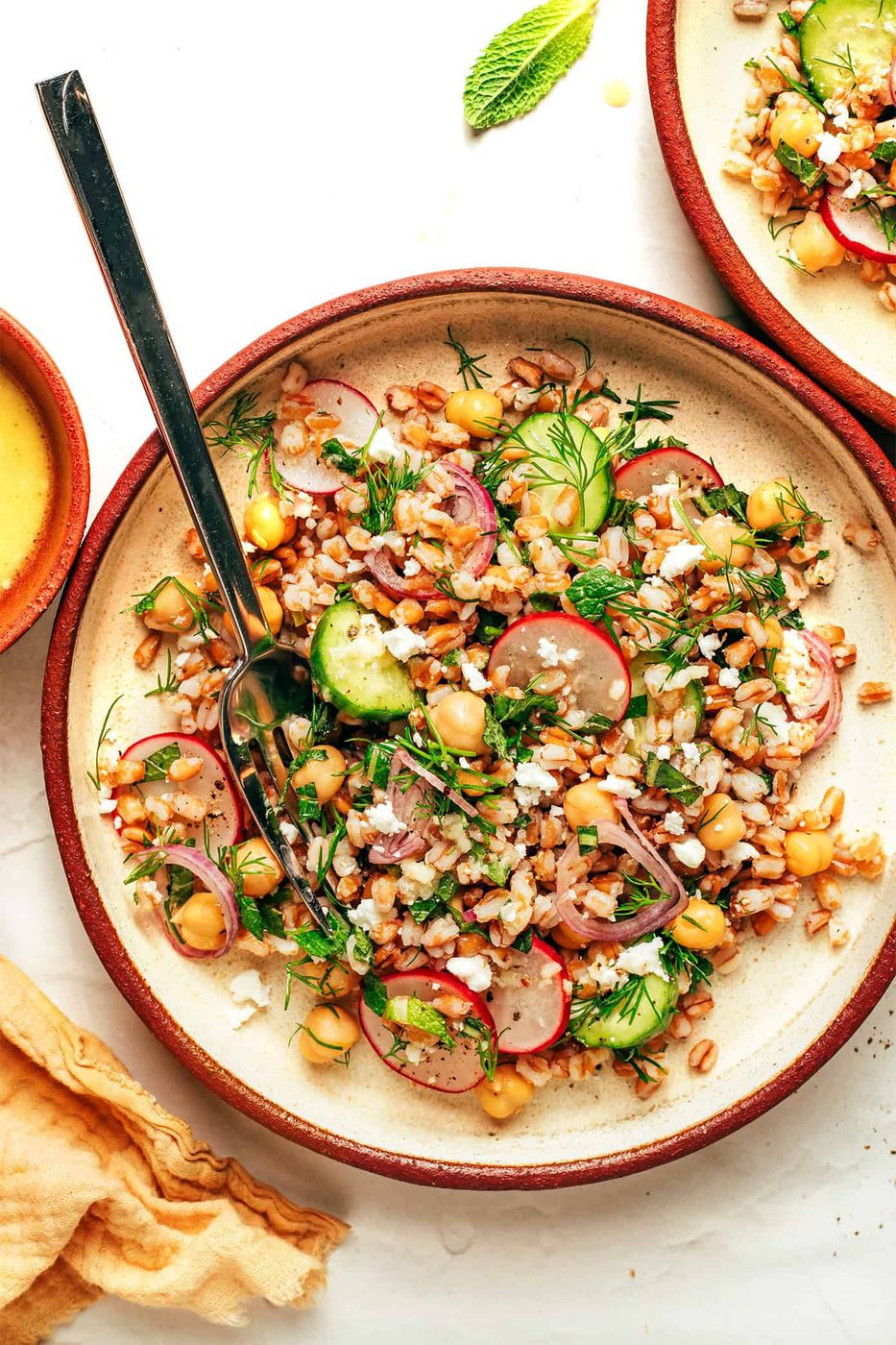 Homemade Spring Farro Salad