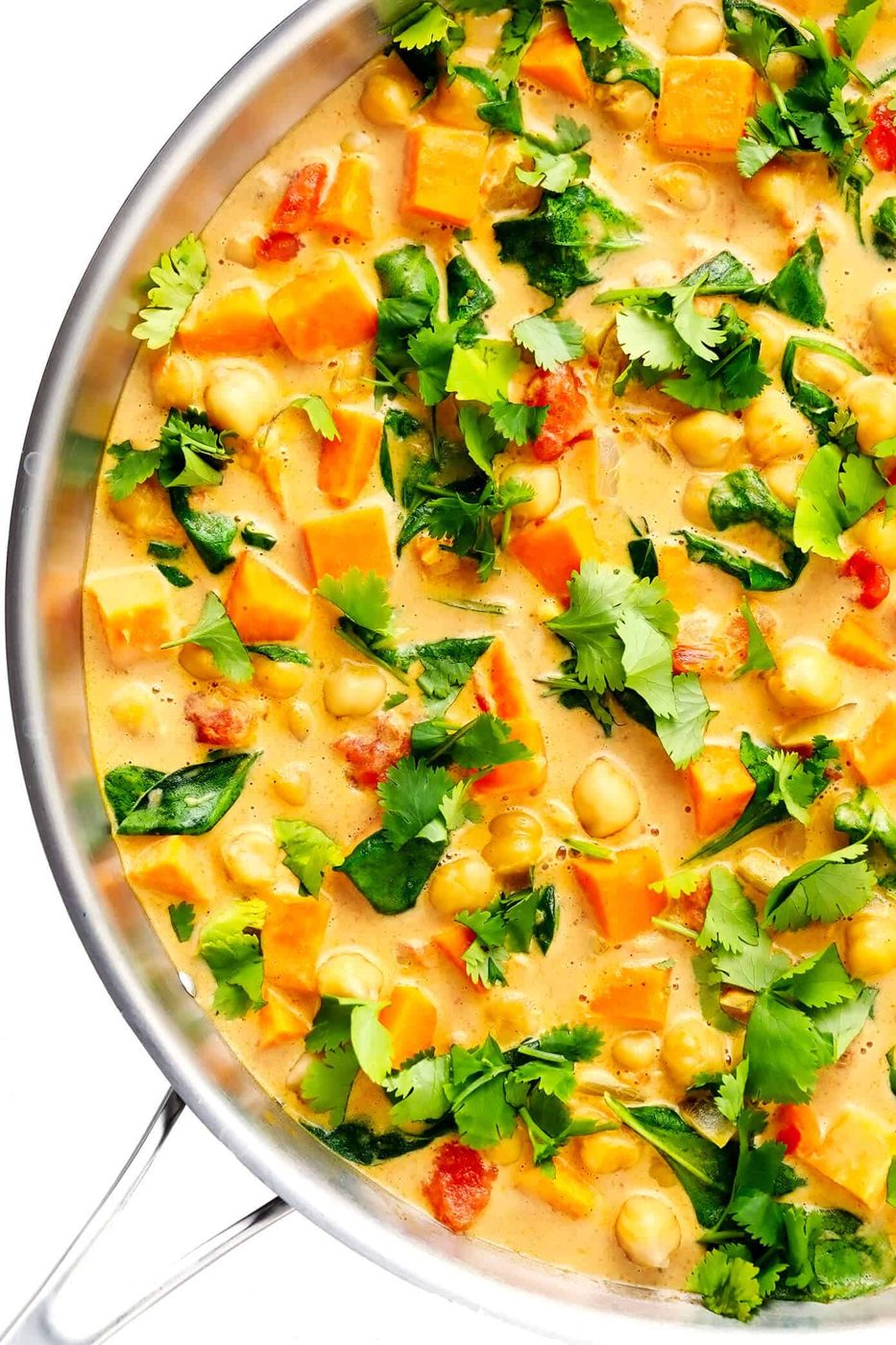 Homemade Sweet Potato Chickpea Coconut Curry