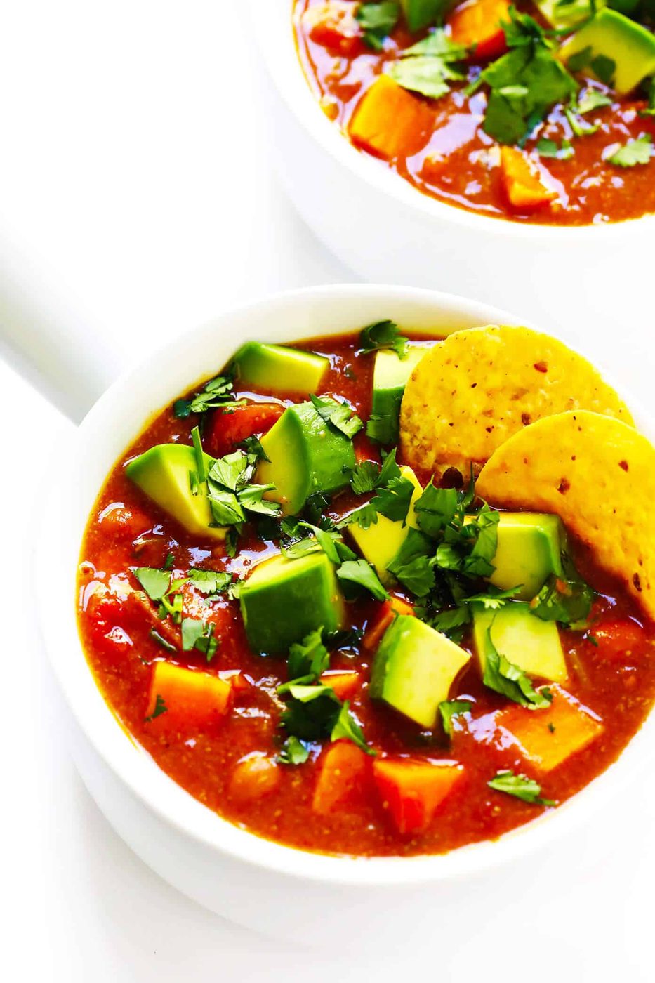 Homemade Sweet Potato Enchilada Soup