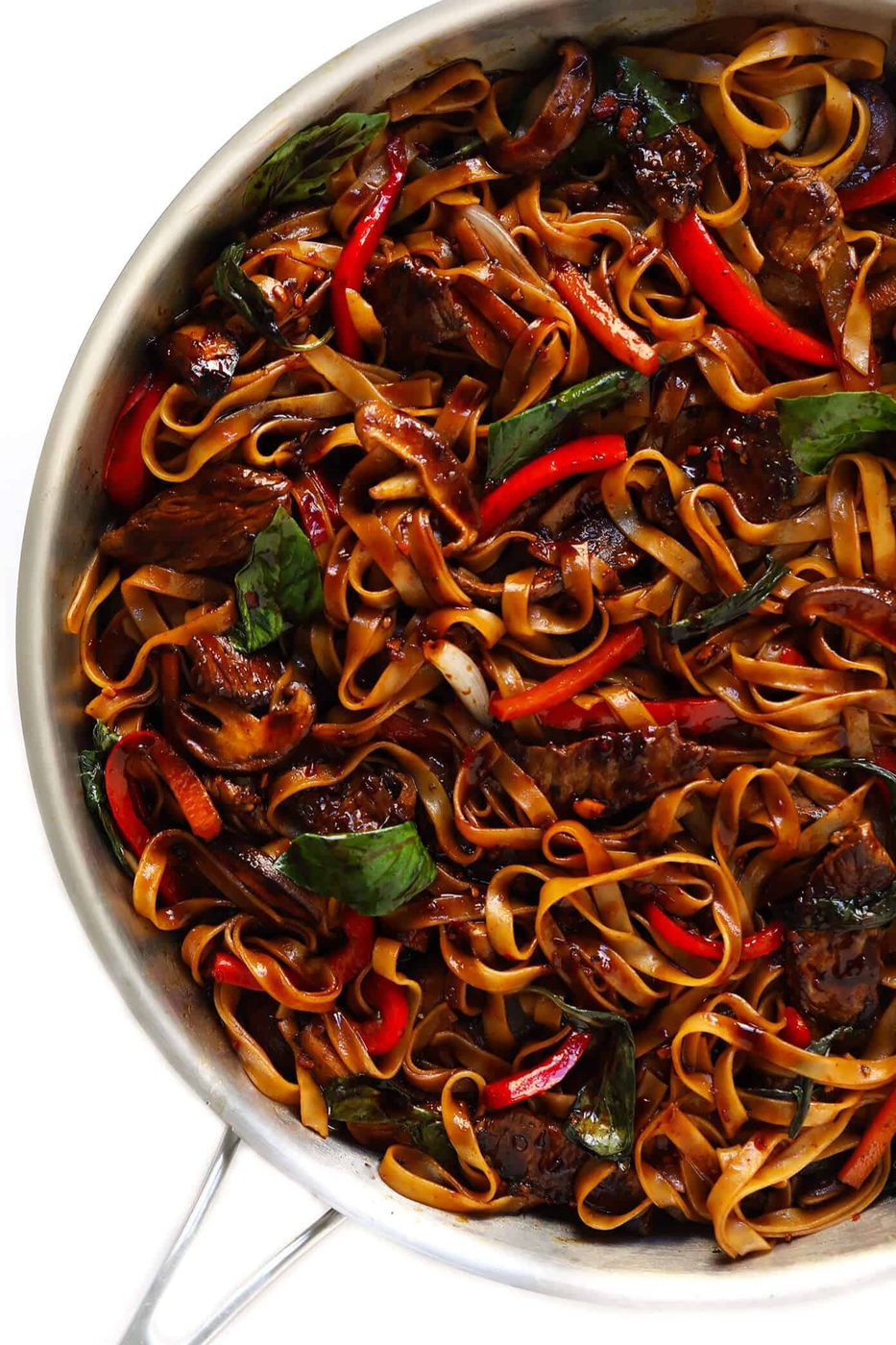 Thai Basil Beef Noodle Stir-Fry at home
