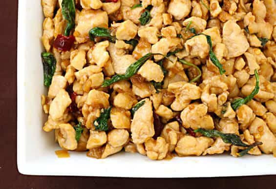 Homemade Thai Basil Chicken