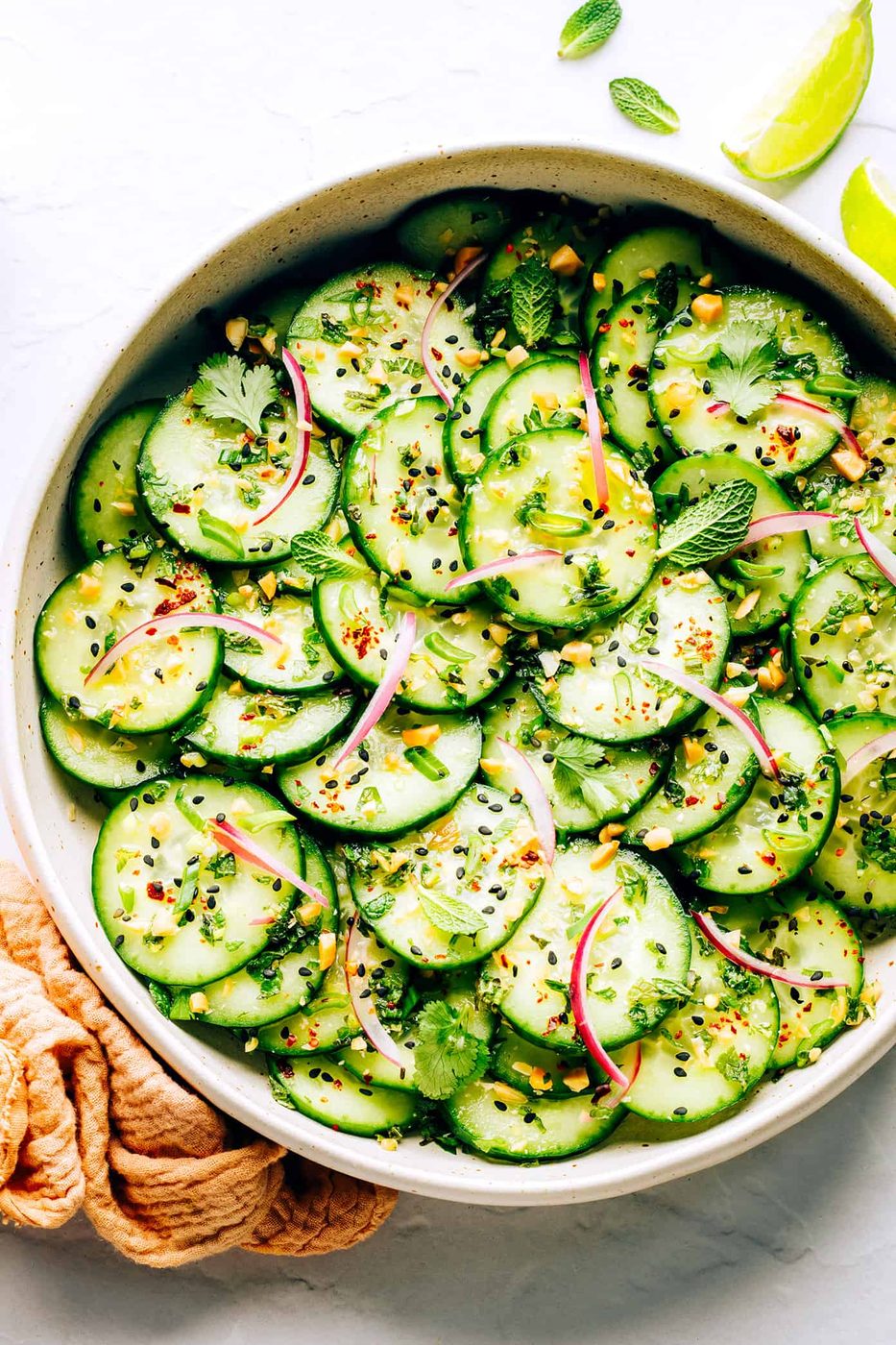 Homemade Thai Cucumber Salad