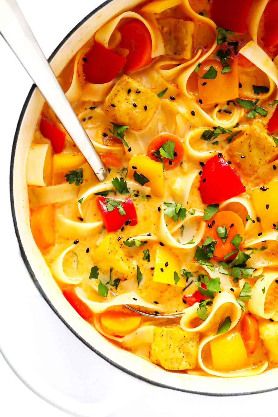 Homemade Thai Red Curry Soup